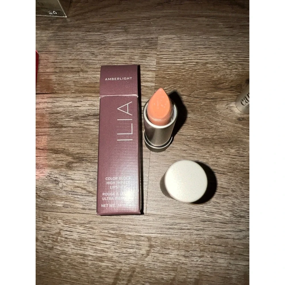 ILIA Color Block Lipstick Amberlight High Impact Creamy Full Coverage Beauty